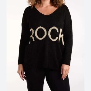 MADE IN ITALY Black 'Rock' Sweater